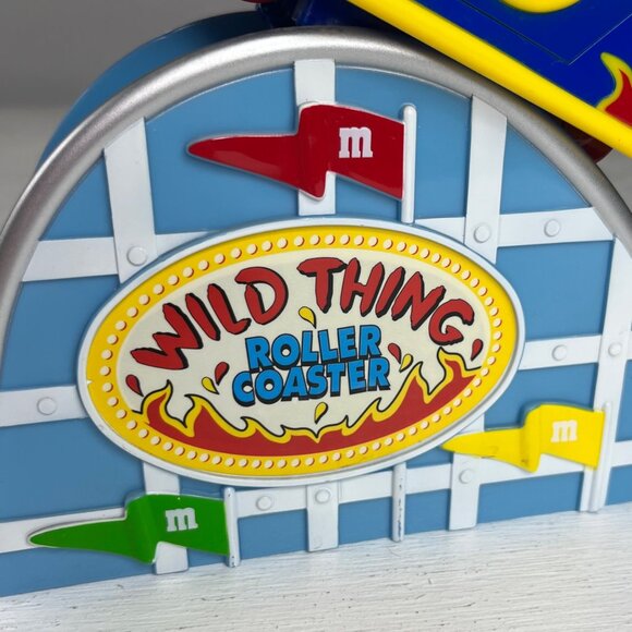 M&Ms Wild Thing Roller Coaster Candy Dispenser Collectible Plastic Fun Design - Picture 8 of 10